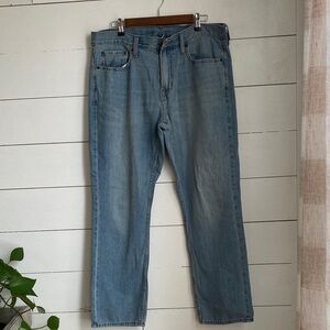 Old Navy Men's Light Blue Straight Jeans
